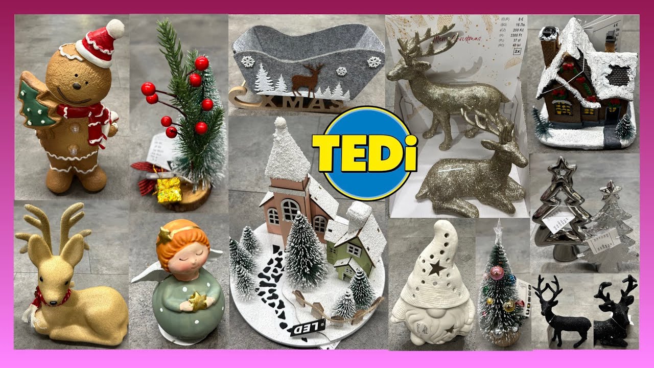 WEIHNACHTLICHE DEKORATIONSIDEEN VON TEDI 2025