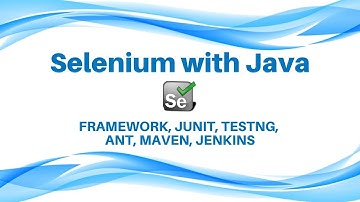 What is Framework,Junit,TestNg,ANT,MAVEN,Jenkins | Whizdom Trainings