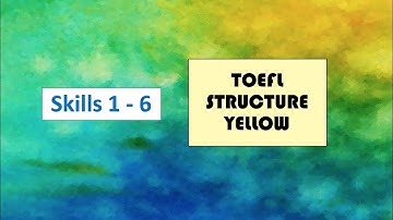 UMAR TOEFL Structure review skills 1-6