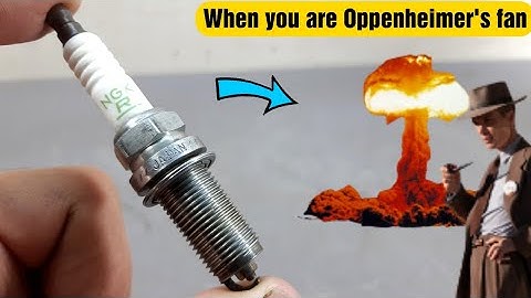 How to make a sound bomb using spark plug | Creative idea with spark plug