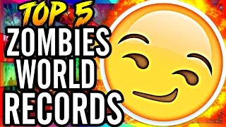 Top 5 World Records in Zombies ~ CoD WaW, Bo, Bo2 & Exo-Zombies Gameplay ~ Highest Rounds EVER!