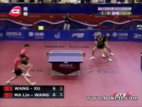 MA L. () WANG H. () vs. WANG L. () XU X. () (6) - 2010 Qatar Open (Final)