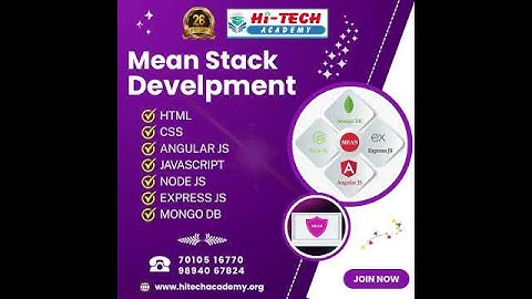 MEAN Stack Course – Learn Full Stack Web Development from Scratch