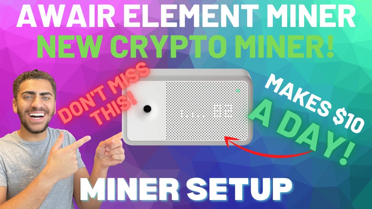 HOW THIS CRYPTO MINER MAKES $10 A DAY MINING AIR! Awair Element Setup |  Planetwatch Miner Type 4