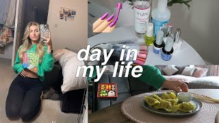 DAY IN MY LIFE! | CATCH UP, UNI WORK + NAIL SETUP