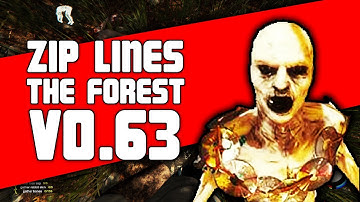The Forest V0.63 Update | Zip lines and Cranes