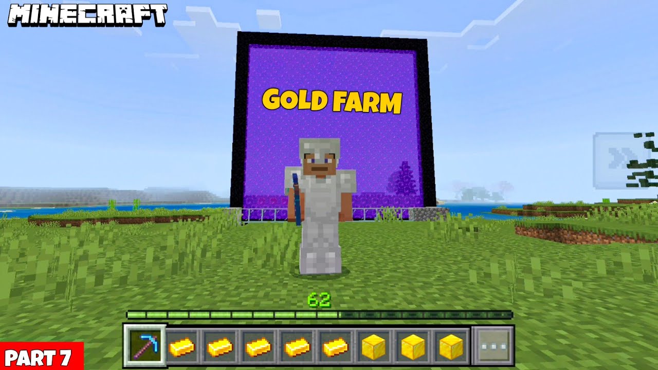 Build Gold Farm with Sorting System in My Survival World - Episode 7 (in Hindi)