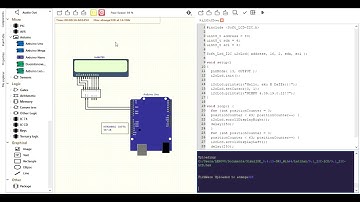 Simulasi Arduino Uno dengan SimulIDE I2C LCD