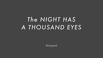 The NIGHT HAS A THOUSAND EYES chord progression - Backing Track (no piano)