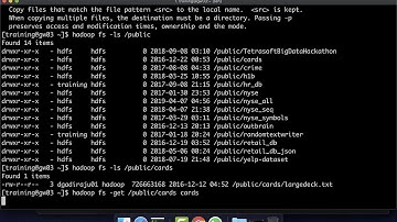 Getting Files and Directories from HDFS