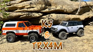 FCX24 K5 trailing with TRX4M! Thoughts & Review