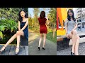 アジアの美女 #5 | 毎日美しいタイトスカートとハイヒール | 女性のファッション