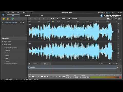 AudioDirector 4 - Enhance soundtracks with audio effects