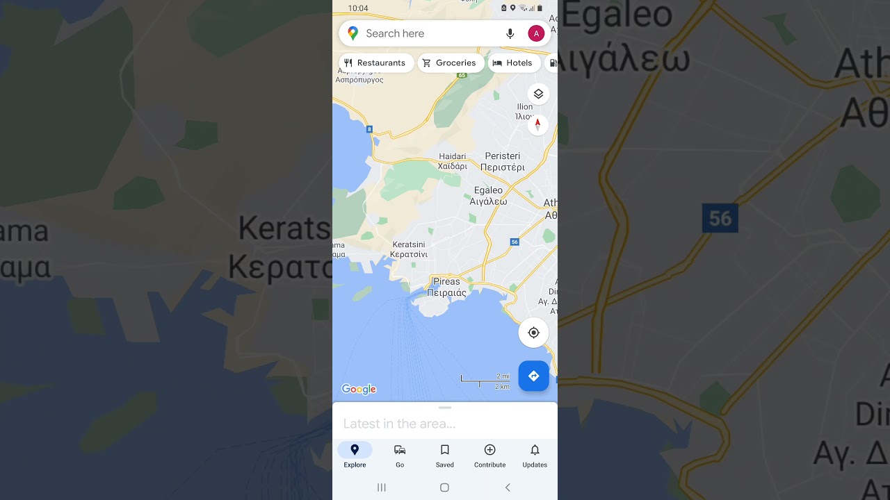 Finding on Map Olympiakos Peraus Karaiskakis Stadium Greece