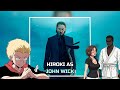 [NTR] Kokujin No Tenkousei React to HIROKI as JOHN WICK | PUT VIDEO IN 2X | Keanu Reeves | Gacha
