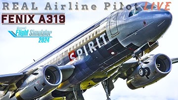 We are Back! | Fenix A319 to Ponce! | Real Airbus Pilot | MKJS-TJPS #fenix #msfs2024 #msfs #airbus