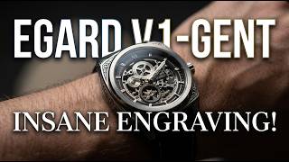 Flagship Egard Watch: V1-Gent Engraved Edition Automatic Watch
