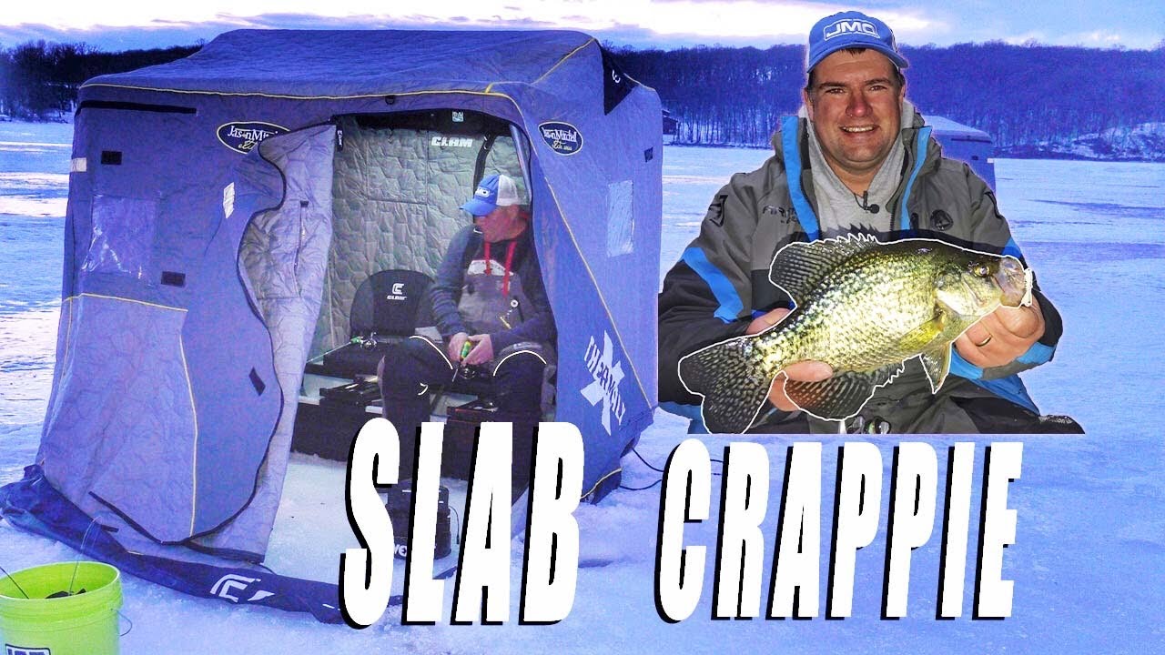 Ice Fishing Big Suspended Crappie