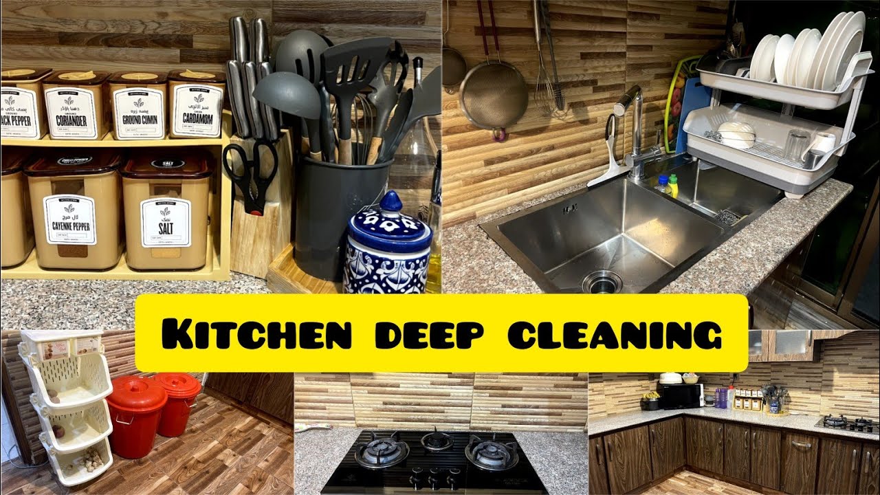 How to deep clean ur Kitchen Cheap cleaning tips YouTube