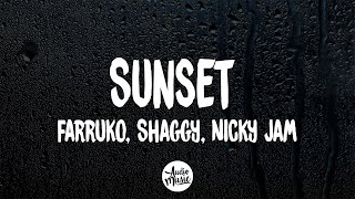 Farruko - Sunset (Letra/Lyrics) ft. Shaggy, Nicky Jam Resimi