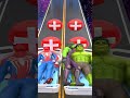 Heal Run Hulk Vs Spider-man Funny Epic Challenge! #gta