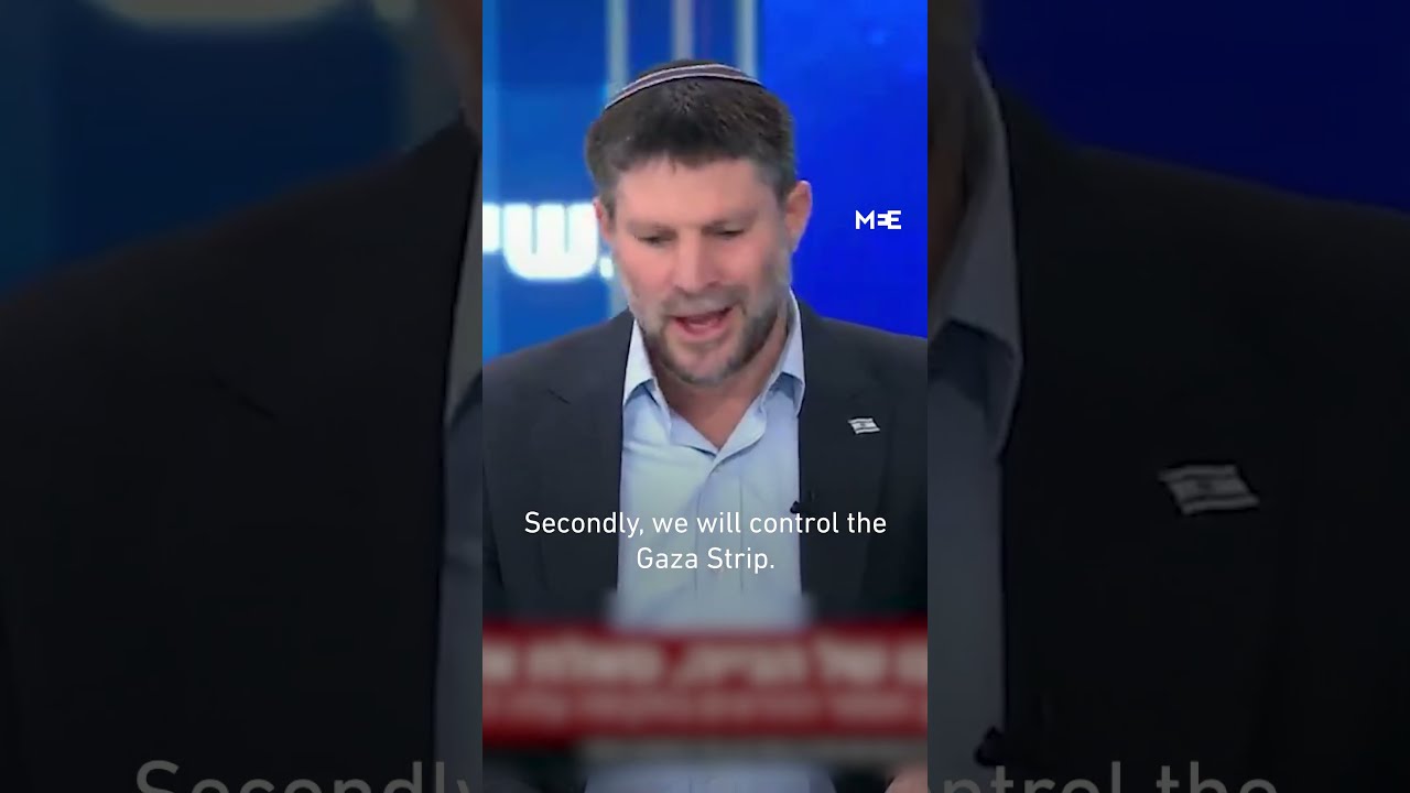 Israeli Finance Minister Bezalel Smotrich We Will Stay In Gaza For A Long Time 