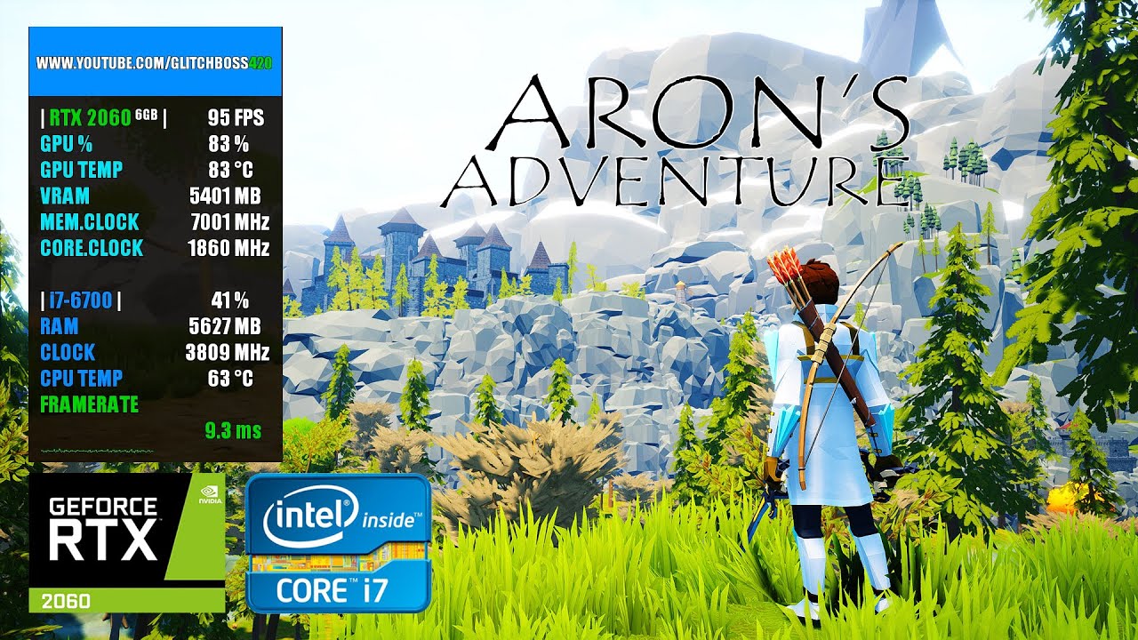 Aron's Adventure | RTX 2060 6GB + i7-6700 + 16GB RAM