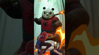 Kung Fu Panda Meets Superheroes Po Transforms With Marvel & Dc Powers