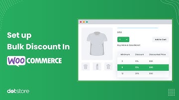How to create bulk discounts in WooCommerce?