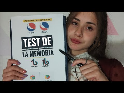 Test de la memoria / ASMR CASERO