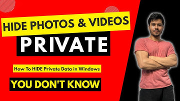 How To Hide Photos & Videos in Windows | Hide Private Data In Laptop | Secret Tricks | MoH.NetWork
