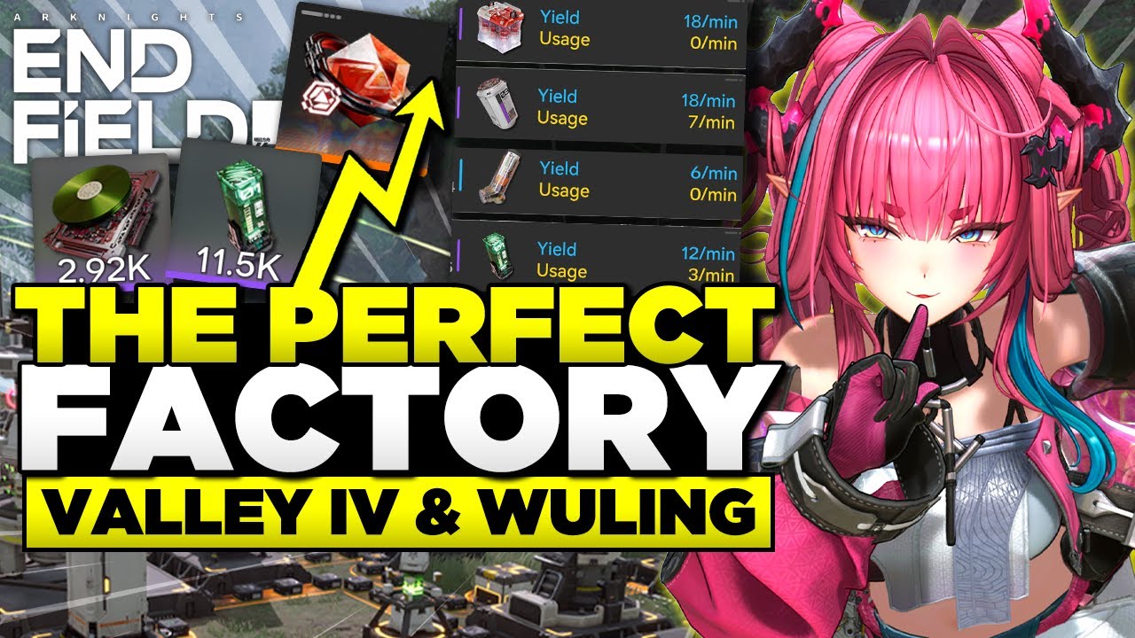 ULTIMATE AKE Factory Guide! [Blueprints, Valley IV, Wuling] [Farming and MORE!] Arknights Endfield