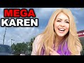 Lunatic Karen gets her WINDOW SMASHED During Epic Arrest