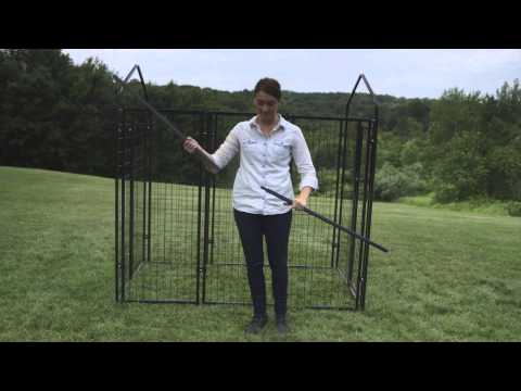 how-to-assemble-the-6ft-x-4ft-x-6ft-pet-sentinel-welded-mesh-kennel-kit