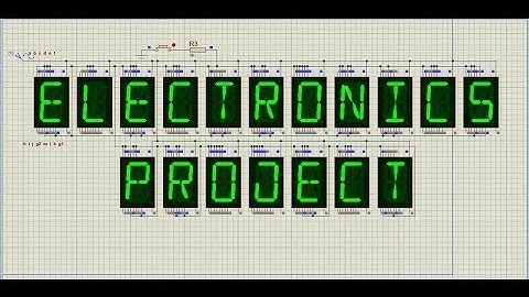 how to circuit design 14-segment in Proteus  2020