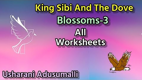 King Sibi And Dove/ Blossoms-3/All WorkSheets in One Video/English/WorkBook/ApNewSyllabus/Class-3