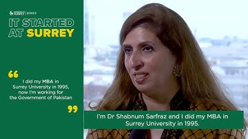 It started at Surrey | Executive MBA | University of Surrey