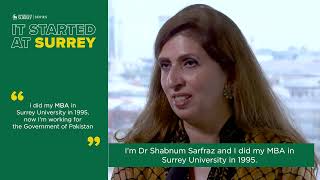 It started at Surrey | Executive MBA | University of Surrey
