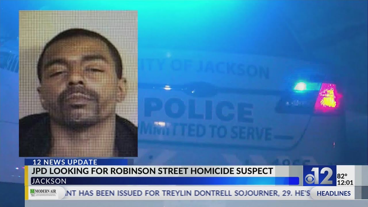 Man wanted for fatal shooting on Robinson Street in Jackson - YouTube