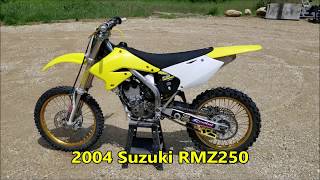 2004 Suzuki RMZ250 Running