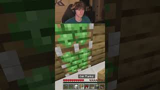 😲 When 😲 making 😲 a 😲 Redstone 😲 door 😲 goes 😲 wrong?!!! 😲 #shorts #minecraft