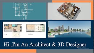 Architectural 2D Design and 3D Visualization