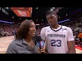 Cedric Coward Walk-Off Interview | Grizzlies vs. Rockets