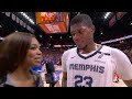 Cedric Coward Walk-Off Interview | Grizzlies vs. Rockets