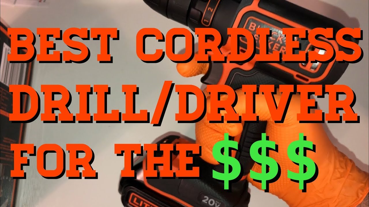 Black & Decker BDCDD120C 20 Volt Cordless Drill Review 