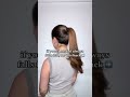 If your ponytail always falls flat, try this hack #ponytail #hairvolume