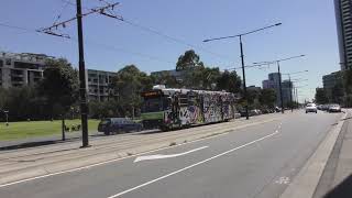 Melbourne art tram livery by David Larwill A273 Docklands