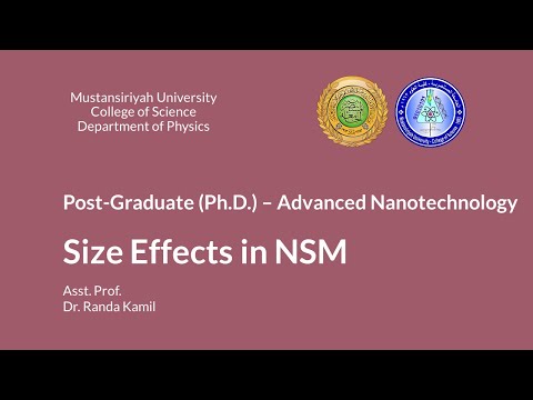 3) Size Effects in Nanostructured Materials