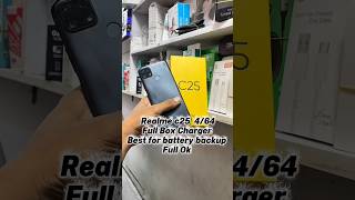 6000 mah battery 🙀 Realme c25 4/64 full box all ok 6,000 tk