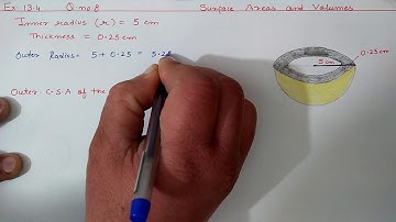 Ch 13 Ex 13.4  Q 8 Surface areas and Volumes | Ncert Maths Class 9 | Cbse